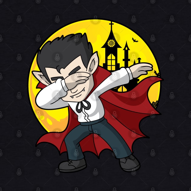 Vampire Dabbing Halloween by E